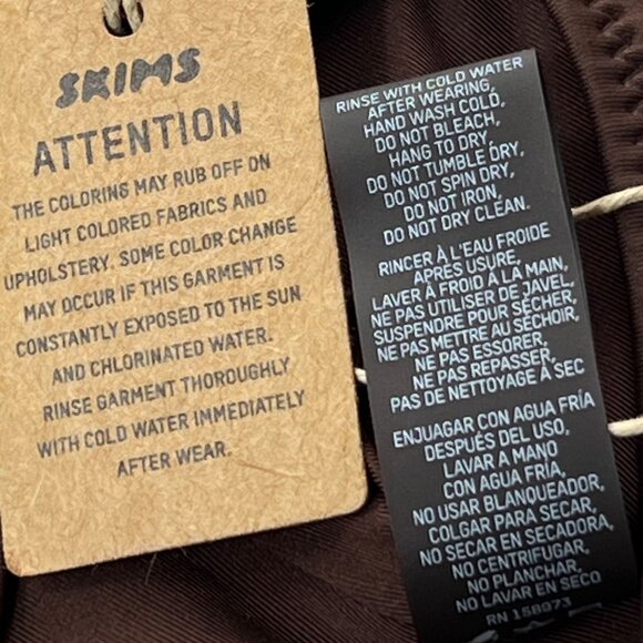 SKIMS Swim One Shoulder Monokini Coca Womens Large - Picture 10 of 12